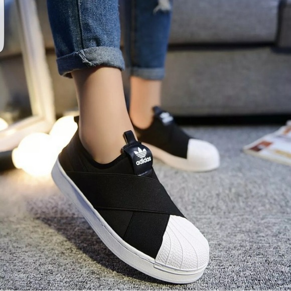 adidas Originals Superstar Slip On Strap Black - Picture 3 of 8